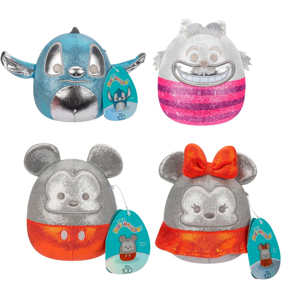 Squishmallows Disney 100th Anniversary pack 4 plush toys 12 cm - Jazwares - Ginga Toys