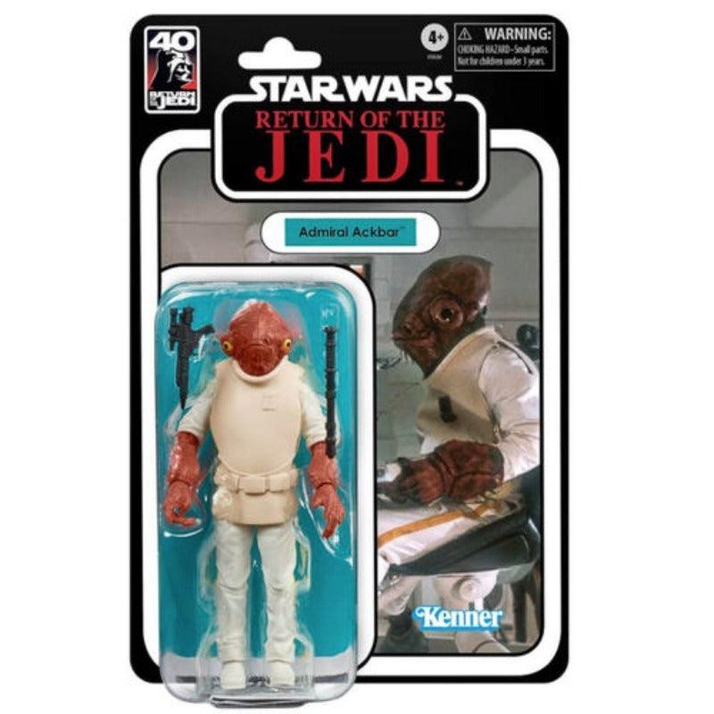 Star Wars 40th Anniversary The Black Series 6" Admiral Ackbar Action Figure (Return of the Jedi) - Hasbro - Ginga Toys