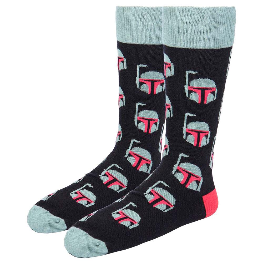 Star Wars - Boba Fett Adult Socks Pack 3 Pieces Gift Box - Cerda - Ginga Toys