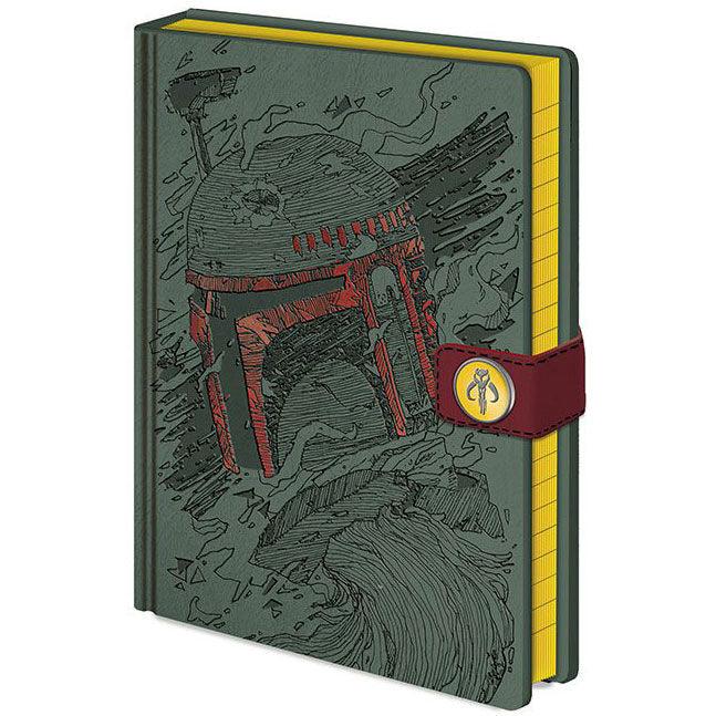 Star Wars Boba Fett premium A5 notebook - Pyramid International - Ginga Toys