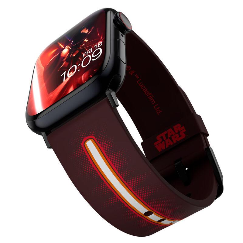 Star Wars - Darth Vader Lightsaber Smartwatch Band strap + face designs - Mobyfox - Ginga Toys