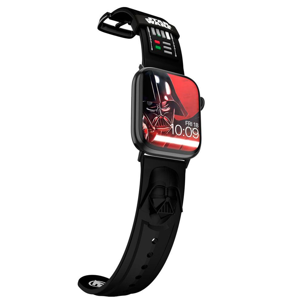 Star Wars - Darth Vader Sculpted 3D Smartwatch Strap + face designs - Mobyfox - Ginga Toys