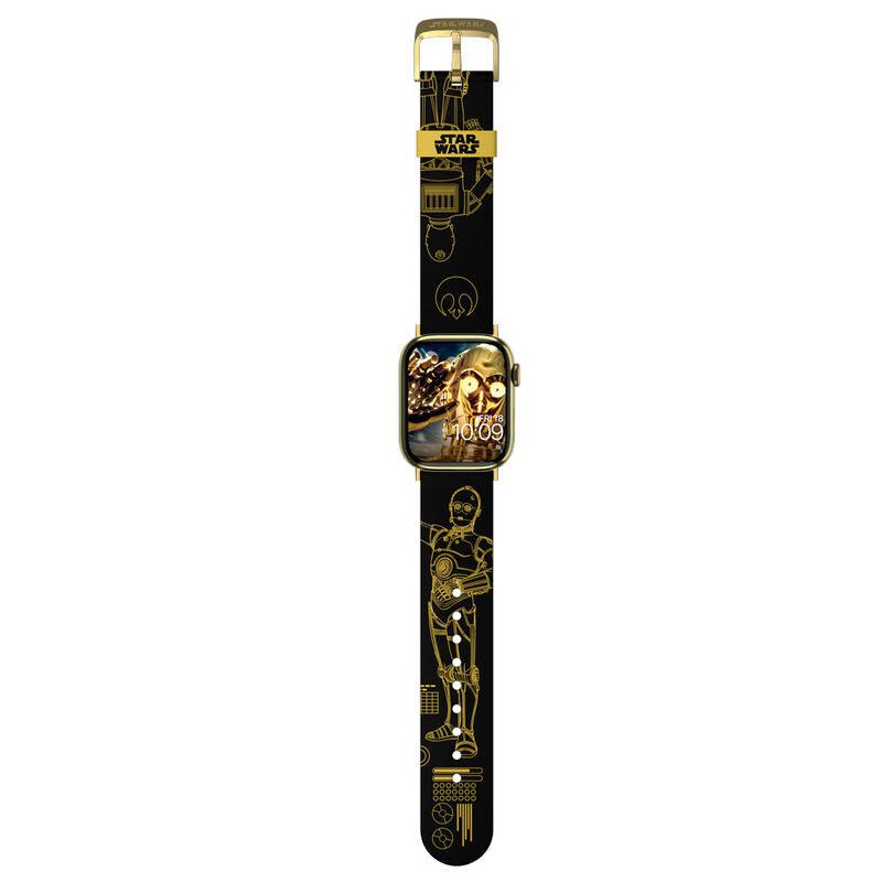 Star Wars - Droid Blueprints: C-3PO Smartwatch Band strap + face designs - Mobyfox - Ginga Toys