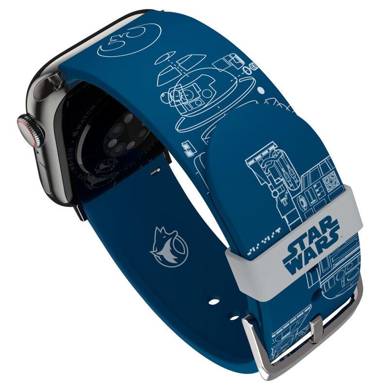 Star Wars - Droid Blueprints: R2D2 Smartwatch Band strap + face designs - Mobyfox - Ginga Toys