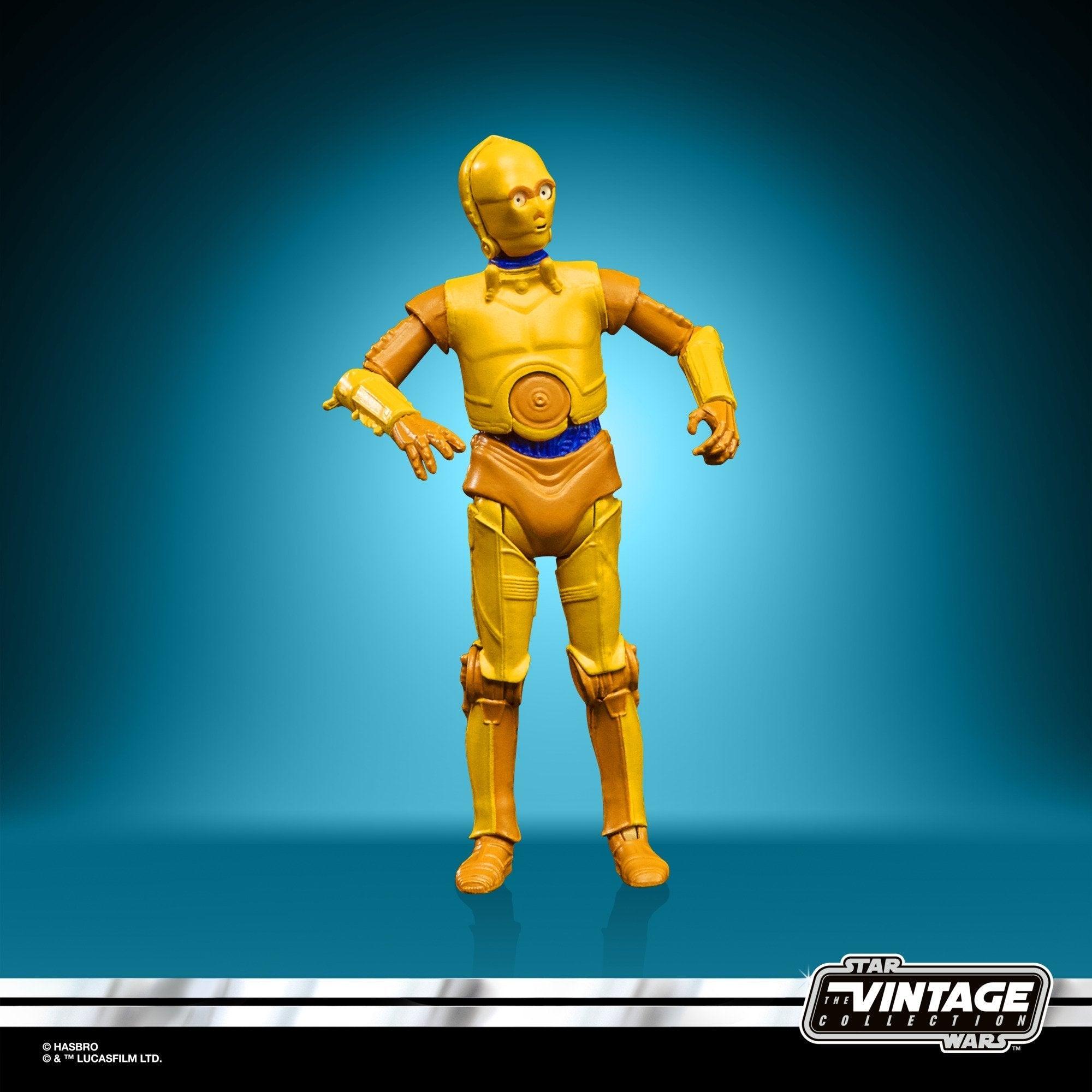 Star Wars Droids See-Threepio (C-3PO) Action Figure (The Vintage Collection) - Hasbro - Ginga Toys