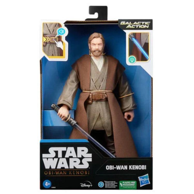 Star Wars: Galactic Action - Obi-Wan Kenobi - Interactive Electronic Figure - Hasbro - Ginga Toys