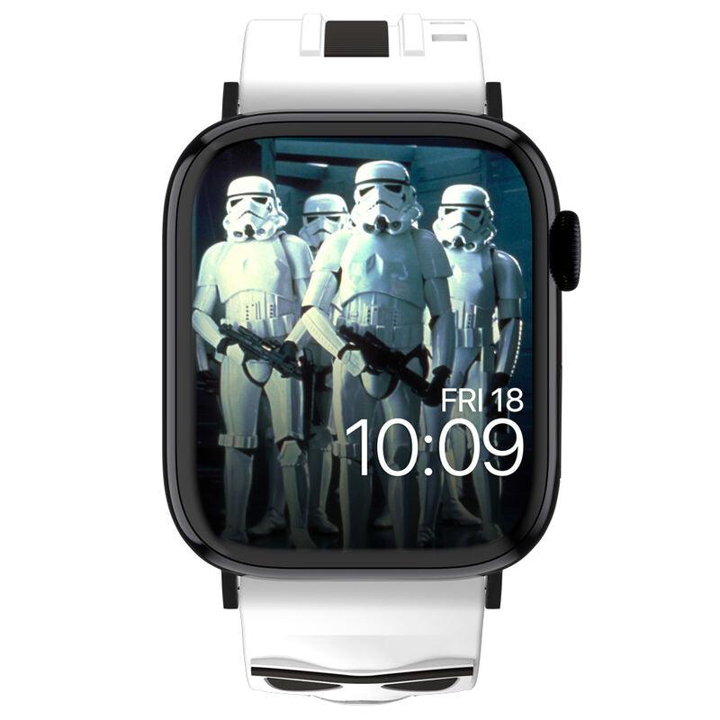 Star Wars - Imperial Stormtrooper 3D Smartwatch Band strap + face designs - Mobyfox - Ginga Toys