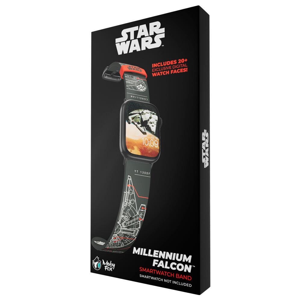 STAR WARS - Millennium Falcon Smartwatch Band + face designs - Mobyfox - Ginga Toys