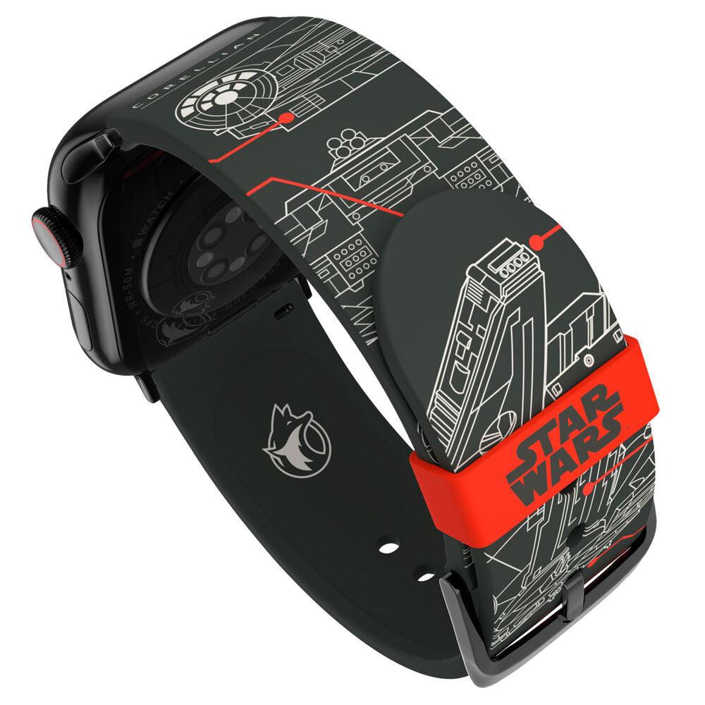 STAR WARS - Millennium Falcon Smartwatch Band + face designs - Mobyfox - Ginga Toys