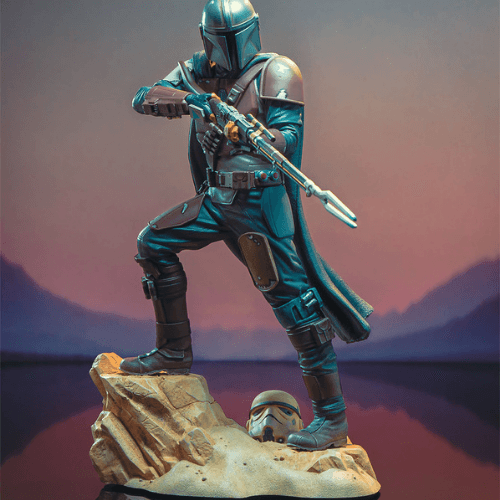 Star Wars Premier Collection The Mandalorian Limited Edition The Mandalorian Statue - Gentle Giant - Ginga Toys