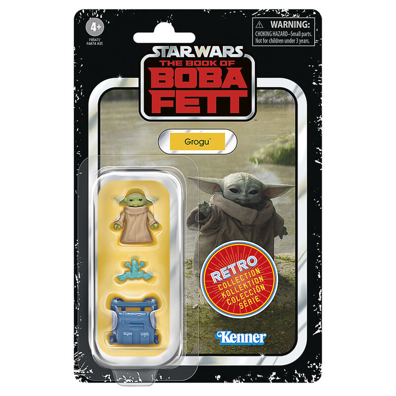 Star Wars Retro Collection Grogu with Backpack (Book of Boba Fett) - Hasbro - Ginga Toys