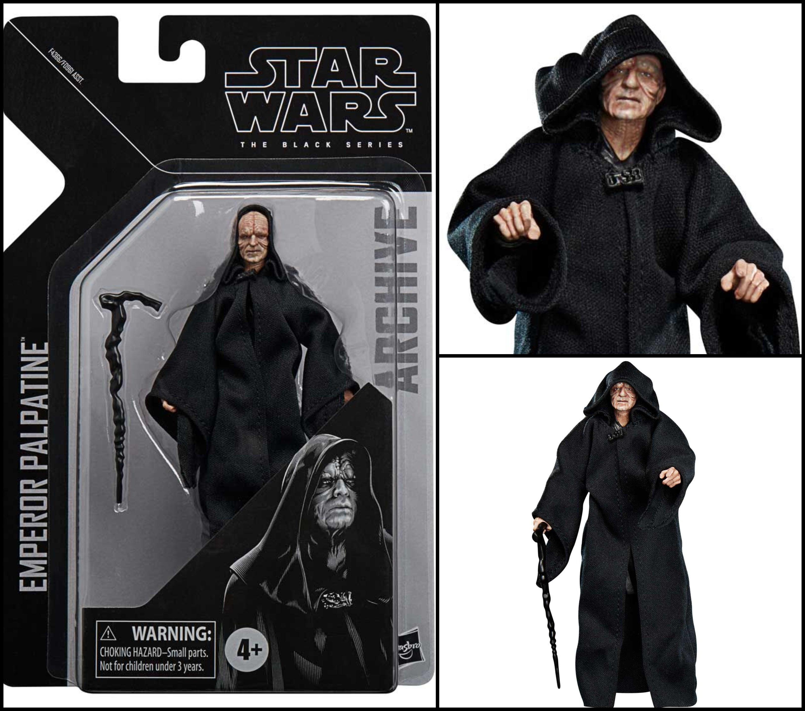 Star Wars Return of the Jedi Emperor Palpatine Action Figure (The Black Series) - Hasbro - Ginga Toys