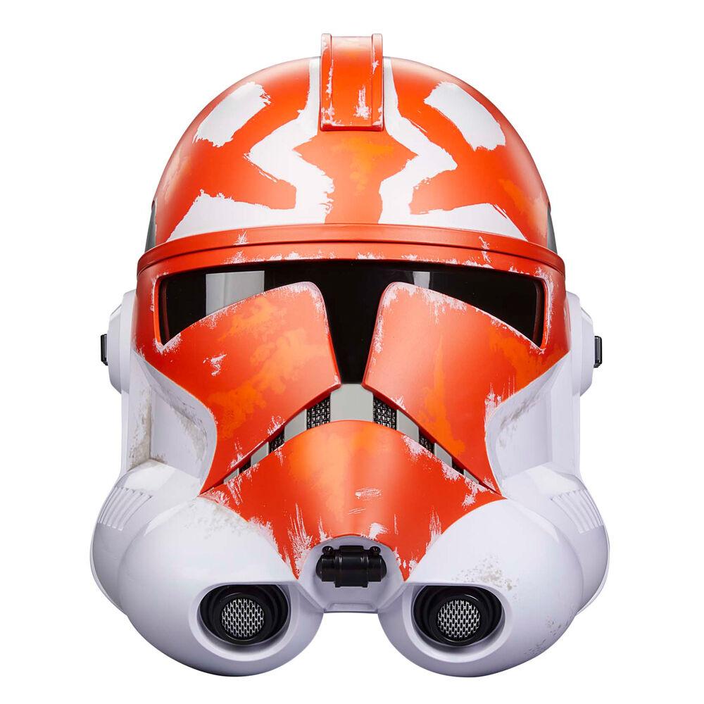 Star Wars The Black Series 332nd Ahsoka's Clone Trooper 1:1 Wearable Electronic Helmet - Hasbro - Ginga Toys