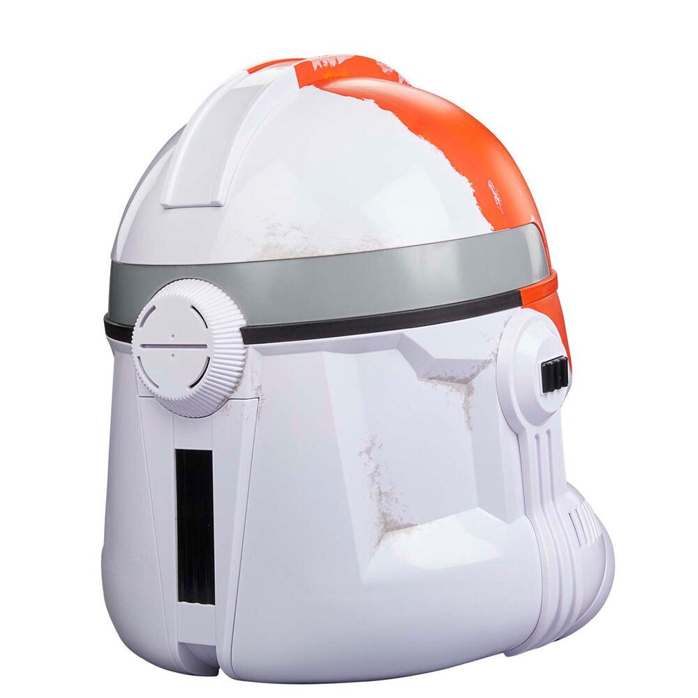 Star Wars The Black Series 332nd Ahsoka's Clone Trooper 1:1 Wearable Electronic Helmet - Hasbro - Ginga Toys