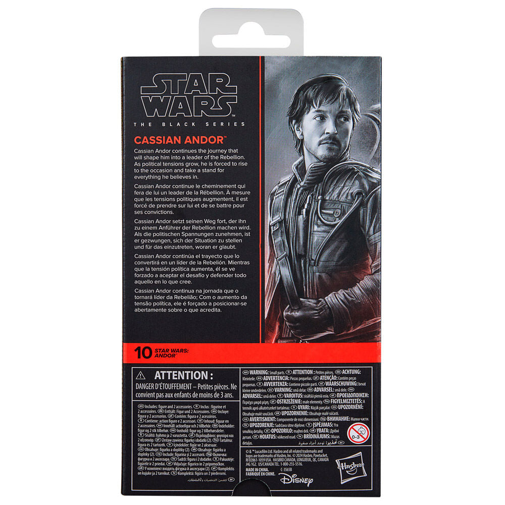 Star Wars: The Black Series 6" Cassian Andor (Andor) Action Figure - Ginga Toys