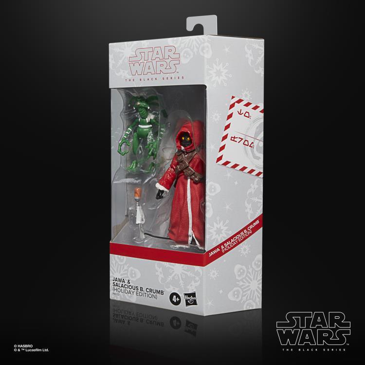 Star Wars: The Black Series 6" Jawa and Salacious B. Crumb (Holiday Edition) Figure Set - Hasbro - Ginga Toys