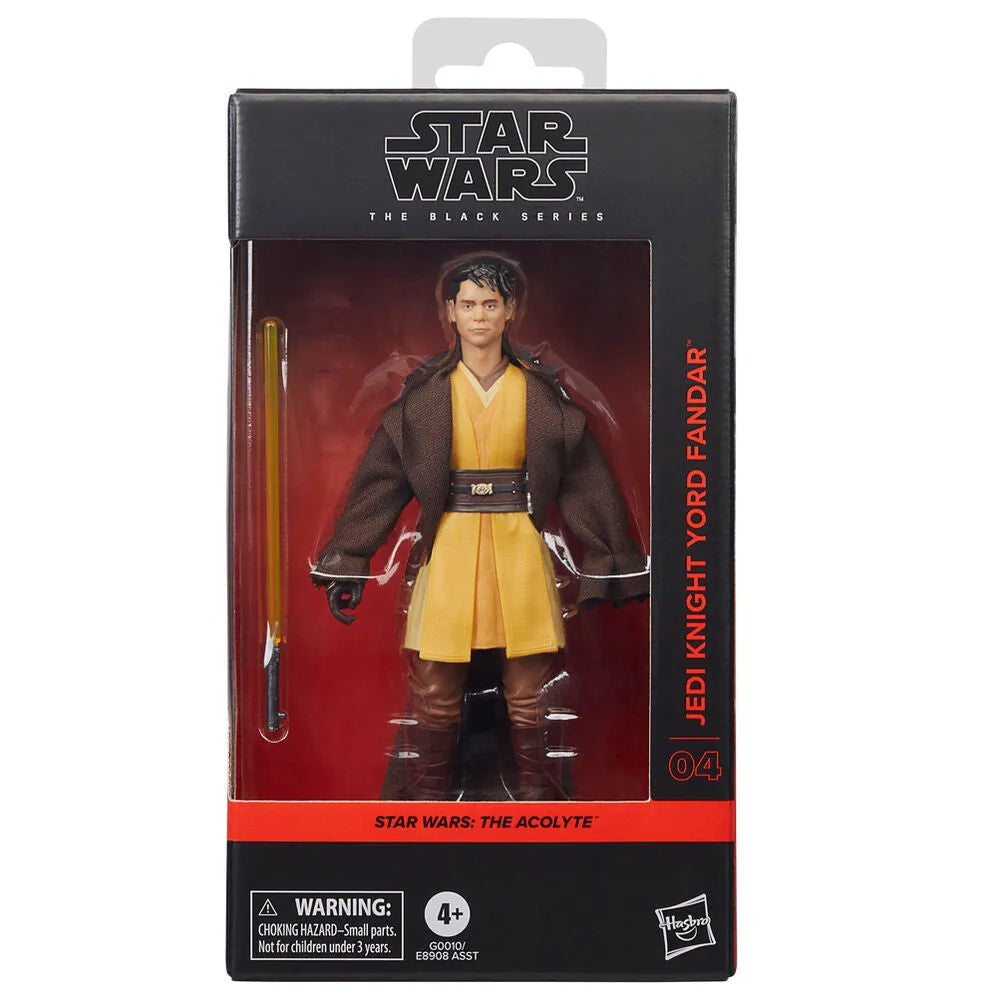 Star Wars: The Black Series 6" Jedi Knight Yord Fandar Figure (The Acolyte) - Ginga Toys