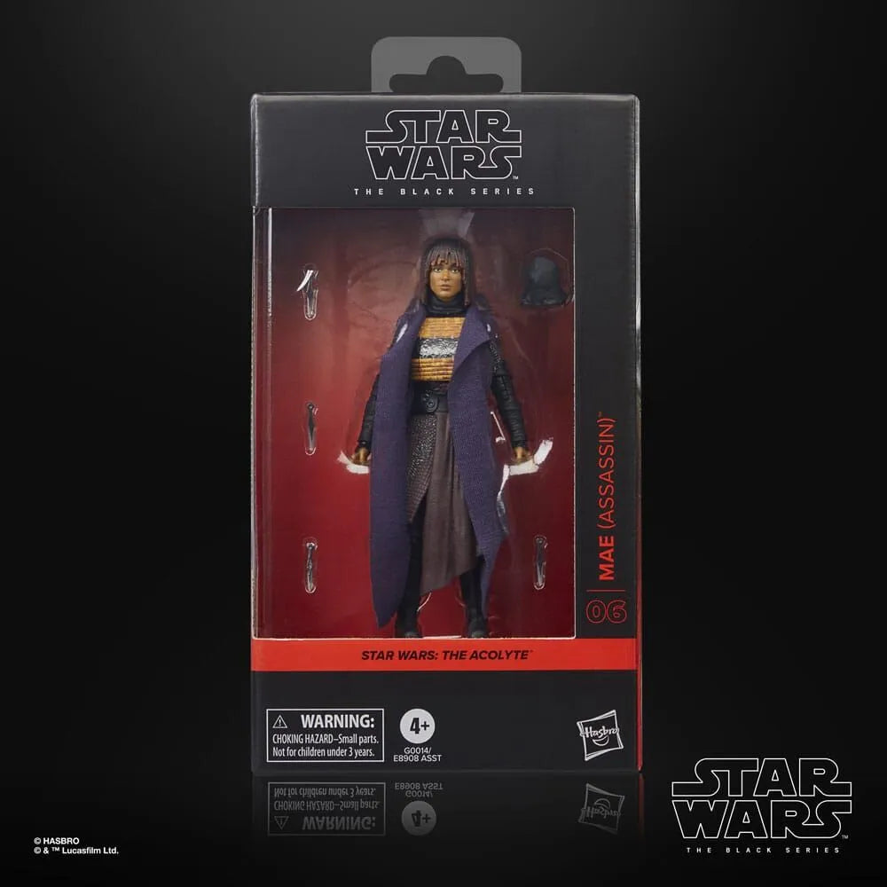 Star Wars: The Black Series 6" Mae Action Figure (Assassin) (The Acolyte) - Ginga Toys