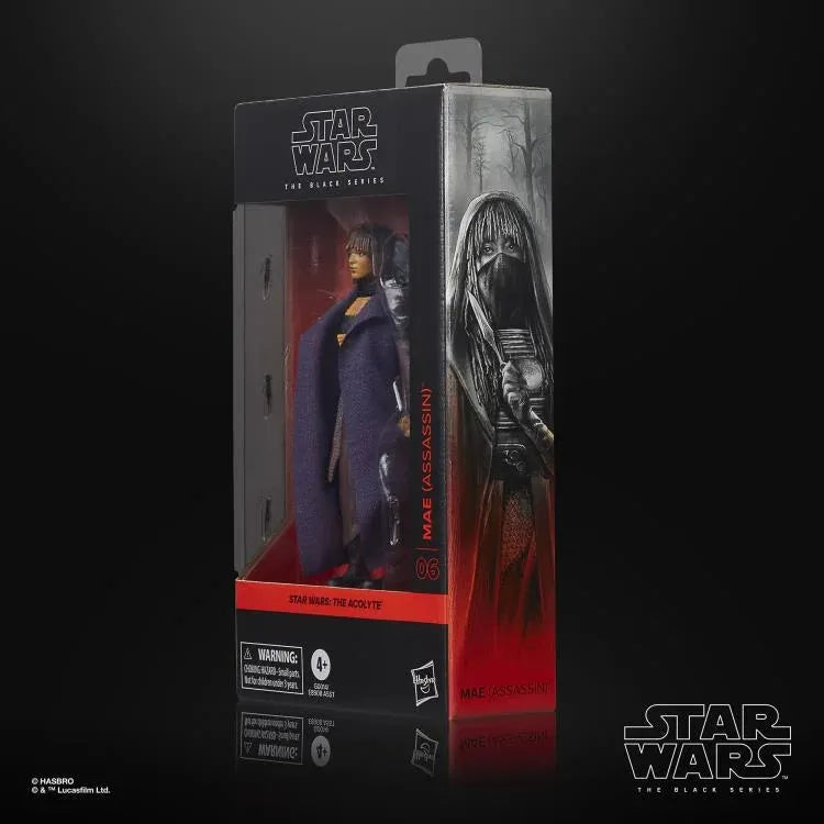 Star Wars: The Black Series 6" Mae Action Figure (Assassin) (The Acolyte) - Ginga Toys