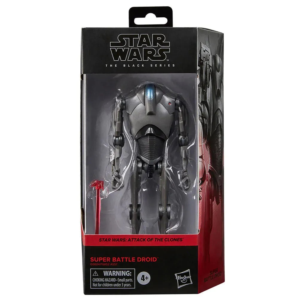 Star Wars: The Black Series 6" Super Battle Droid Figure (Attack of the Clones) - Ginga Toys