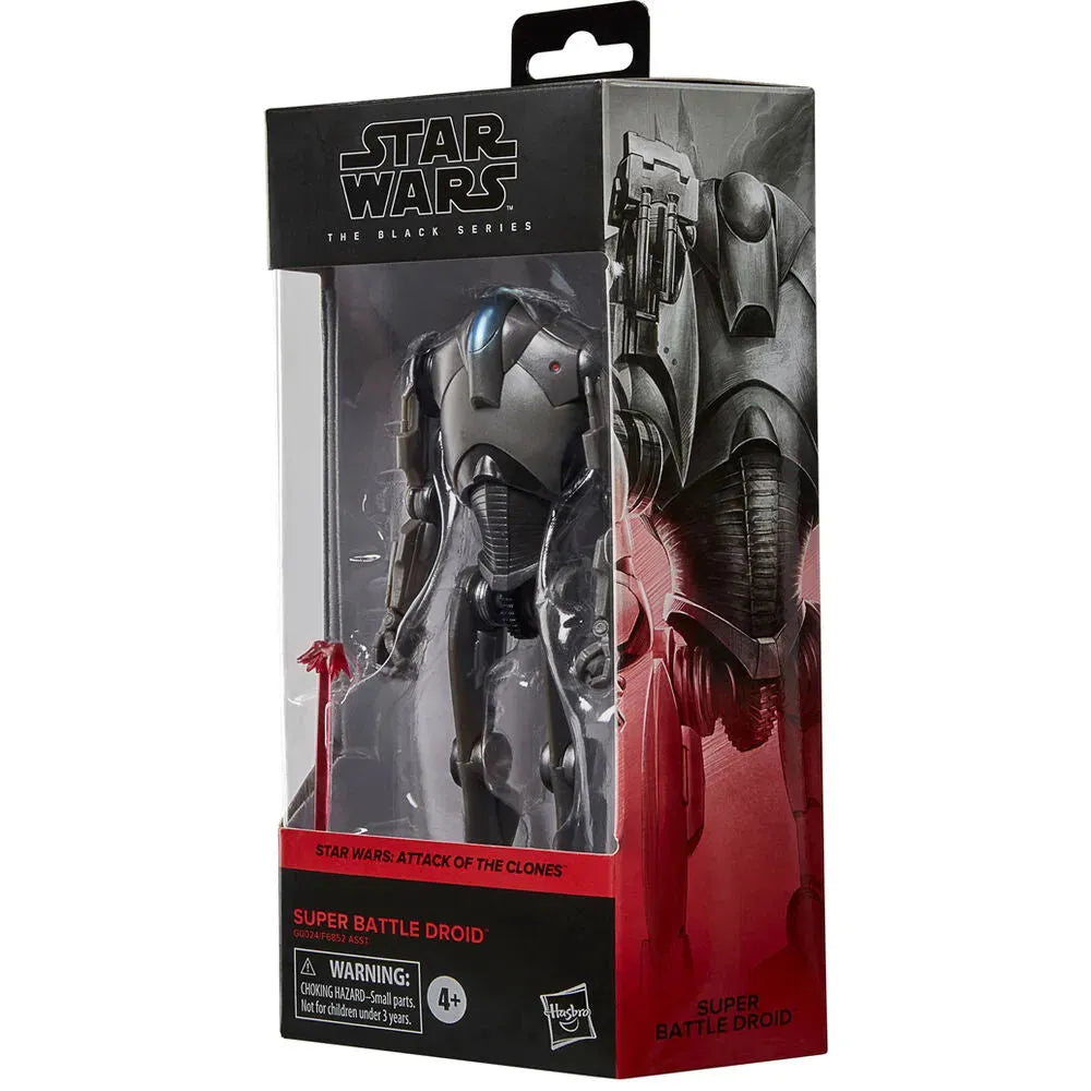 Star Wars: The Black Series 6" Super Battle Droid Figure (Attack of the Clones) - Ginga Toys