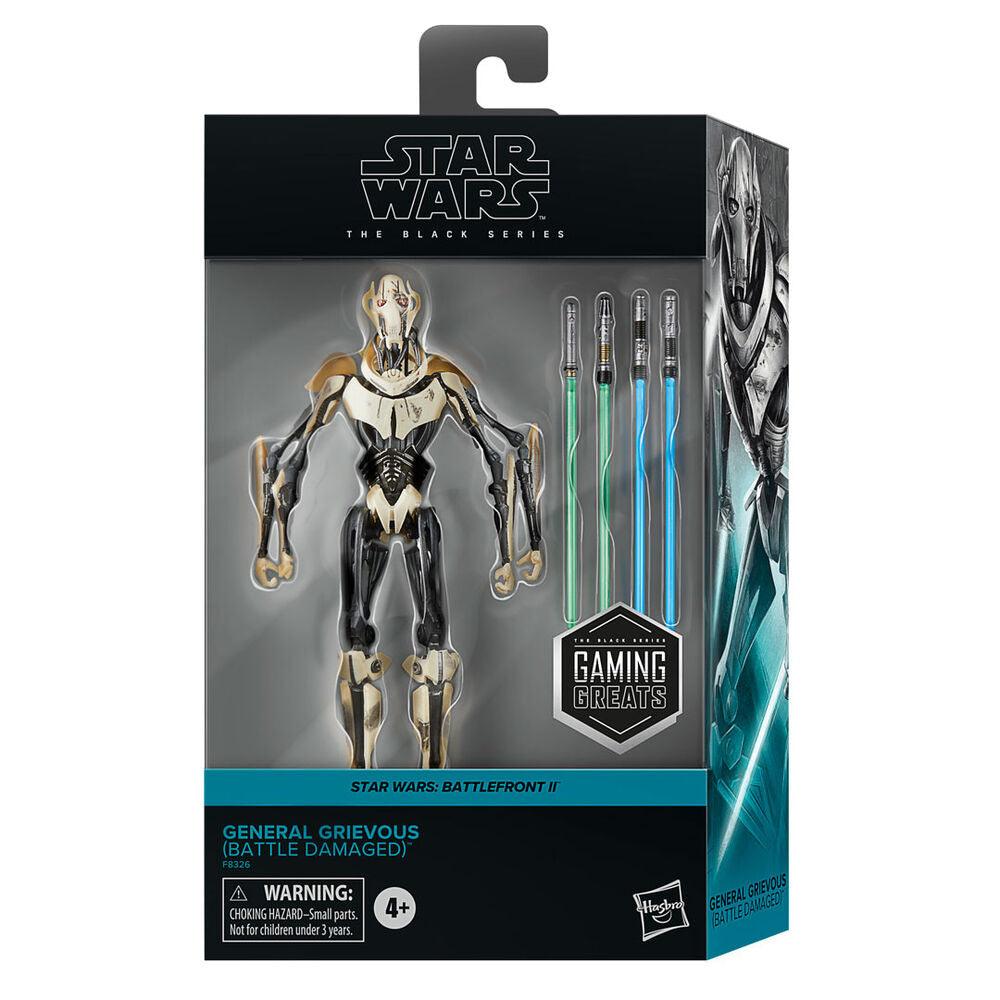 Star Wars The Black Series: Battlefront II - General Grievous (Battle Damaged) Action Figure - Hasbro - Ginga Toys