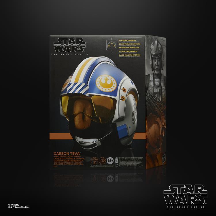 Star Wars: The Black Series Carson Teva 1:1 Scale Wearable Electronic Helmet Replica - Hasbro - Ginga Toys