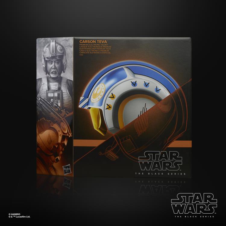 Star Wars: The Black Series Carson Teva 1:1 Scale Wearable Electronic Helmet Replica - Hasbro - Ginga Toys