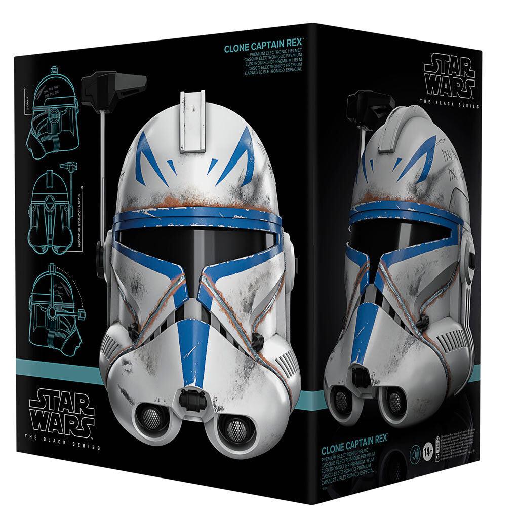 Star Wars: The Black Series Clone Captain Rex 1:1 Scale Wearable Electronic Helmet (Ahsoka) - Ginga Toys