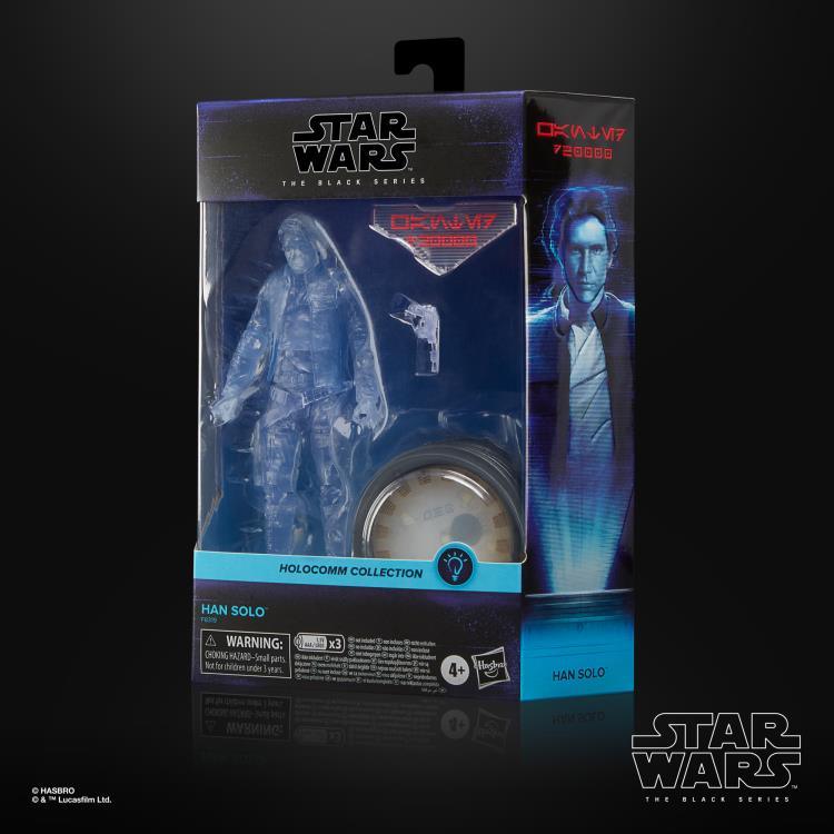 Star Wars: The Black Series Holocomm Collection Han Solo Figure - Hasbro - Ginga Toys