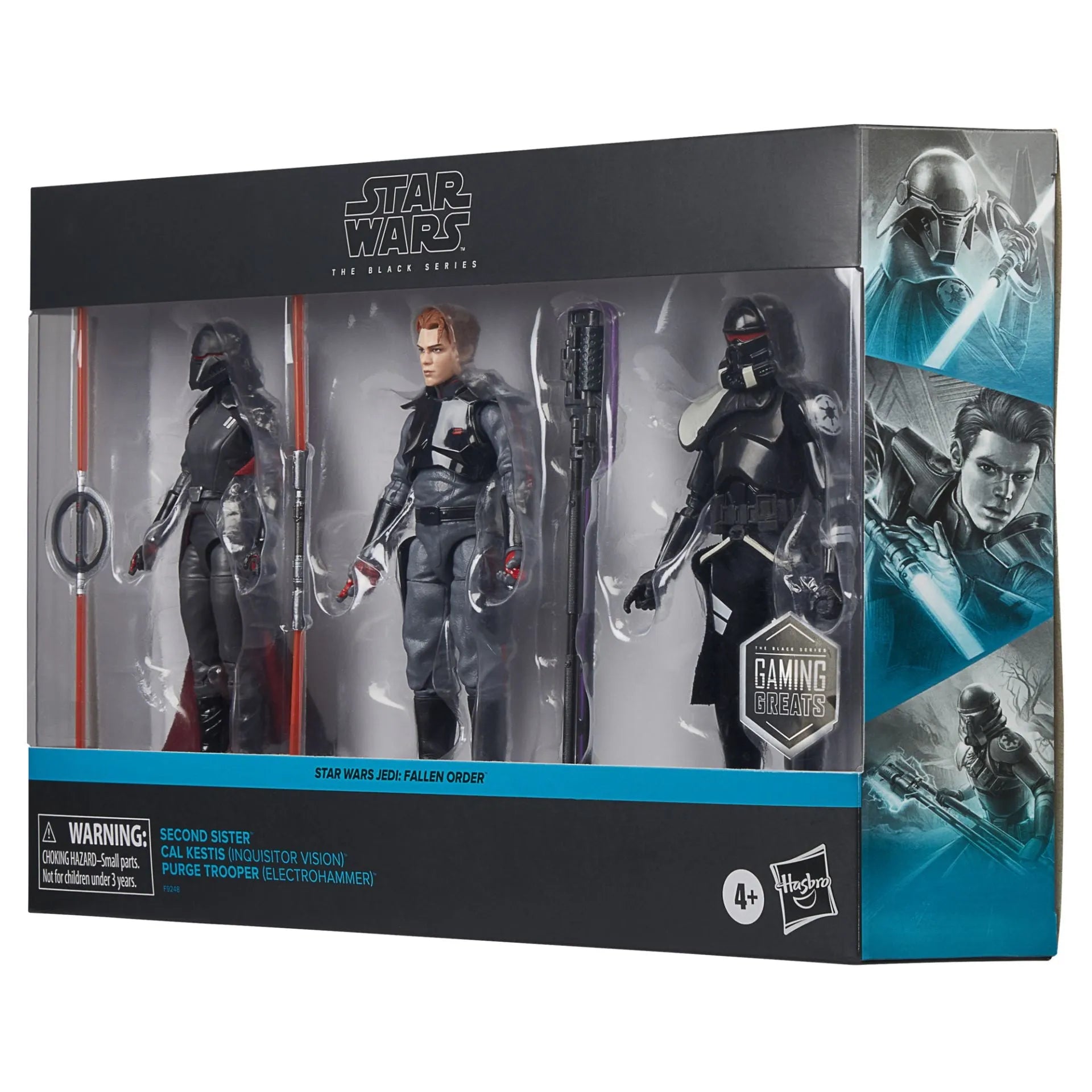 Star Wars The Black Series Jedi: Fallen Order 3-Pack (Second Sister, Cal Kestis, Purge Trooper) - Ginga Toys