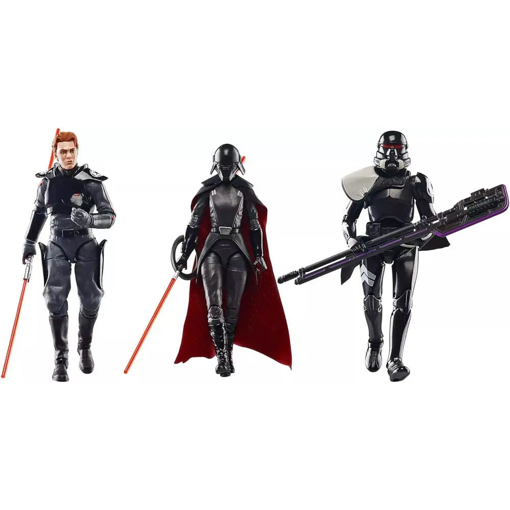 Star Wars The Black Series Jedi: Fallen Order 3-Pack (Second Sister, Cal Kestis, Purge Trooper) - Ginga Toys