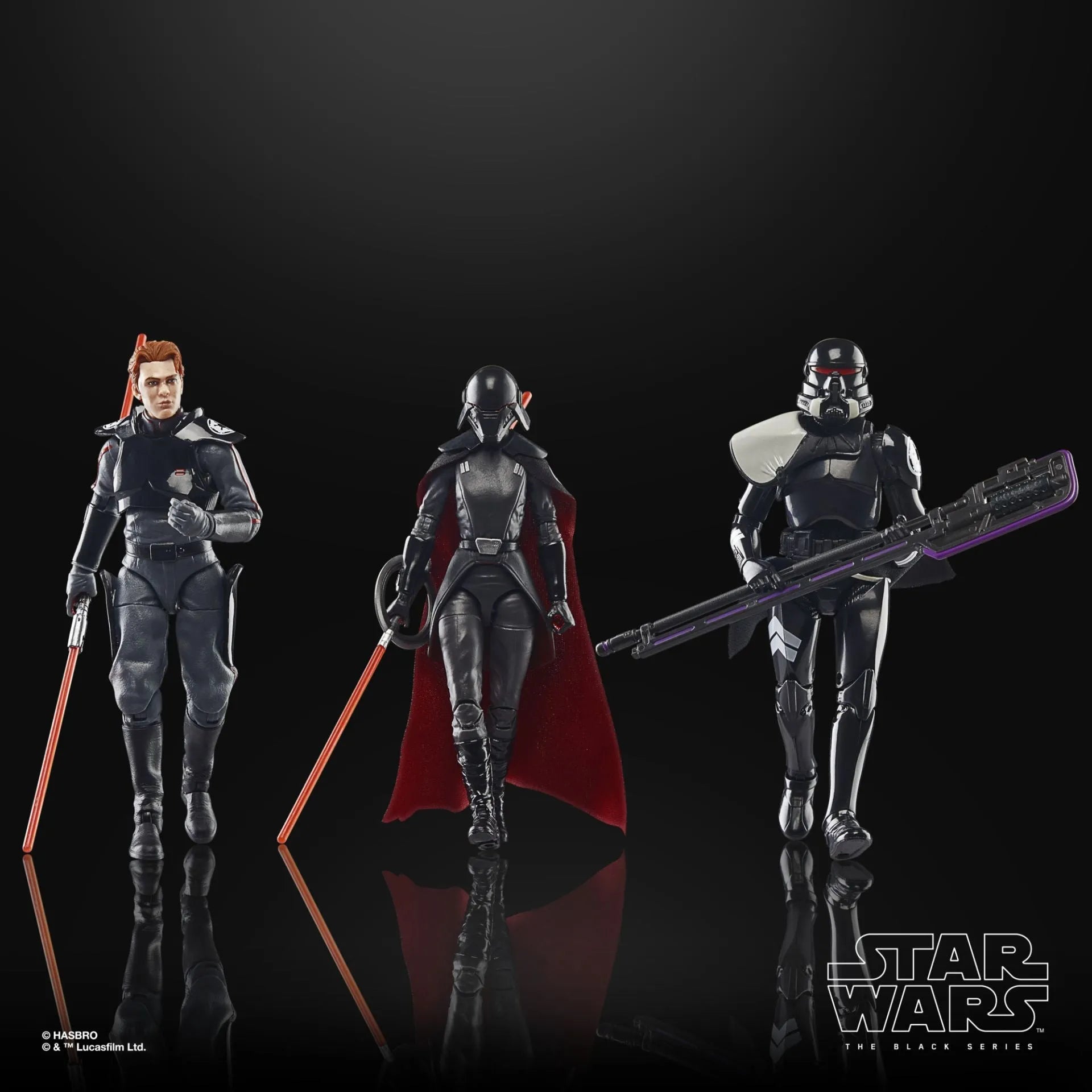 Star Wars The Black Series Jedi: Fallen Order 3-Pack (Second Sister, Cal Kestis, Purge Trooper) - Ginga Toys