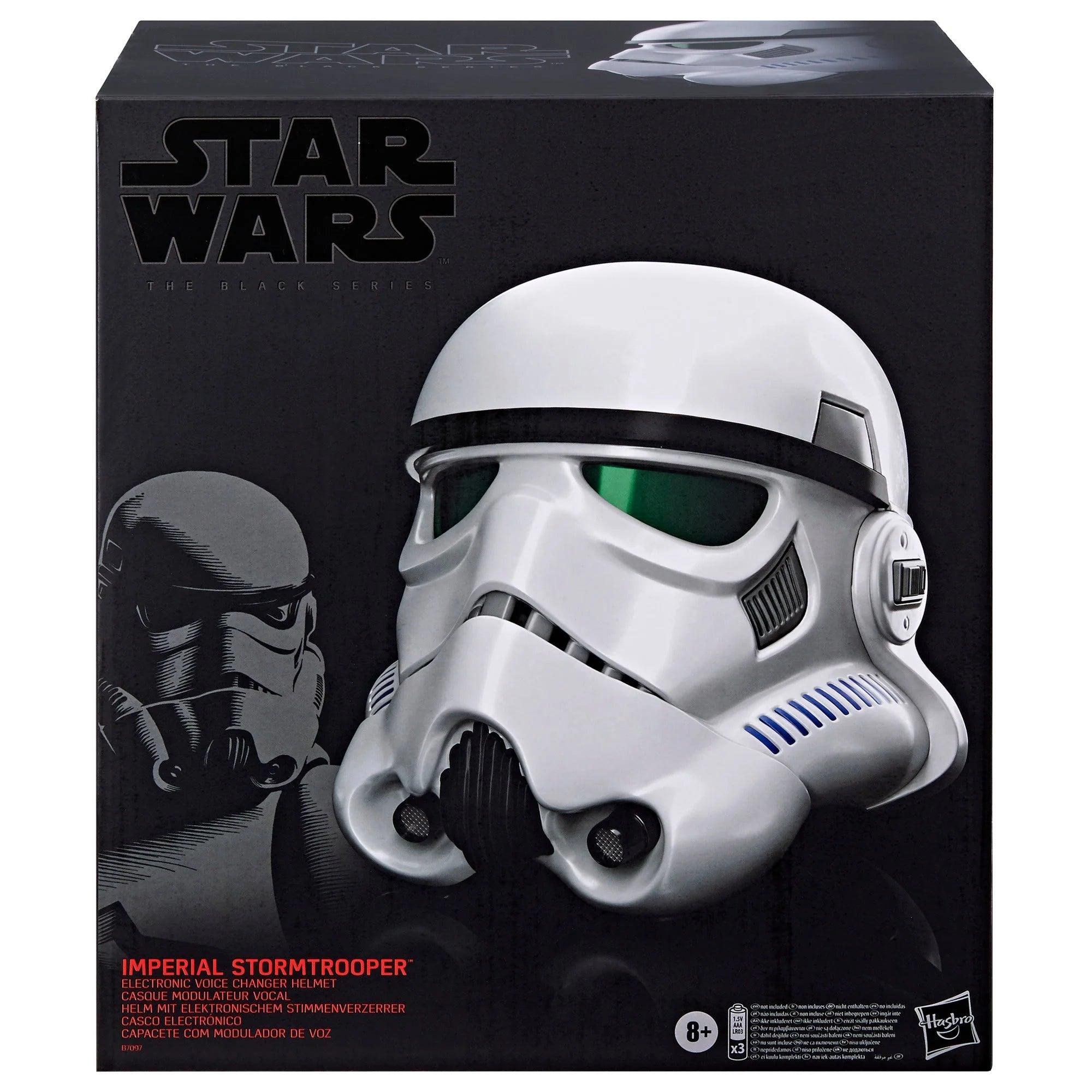 Star Wars The Black Series Rogue One: A Star Wars Story Imperial Stormtrooper Electronic Helmet - Ginga Toys