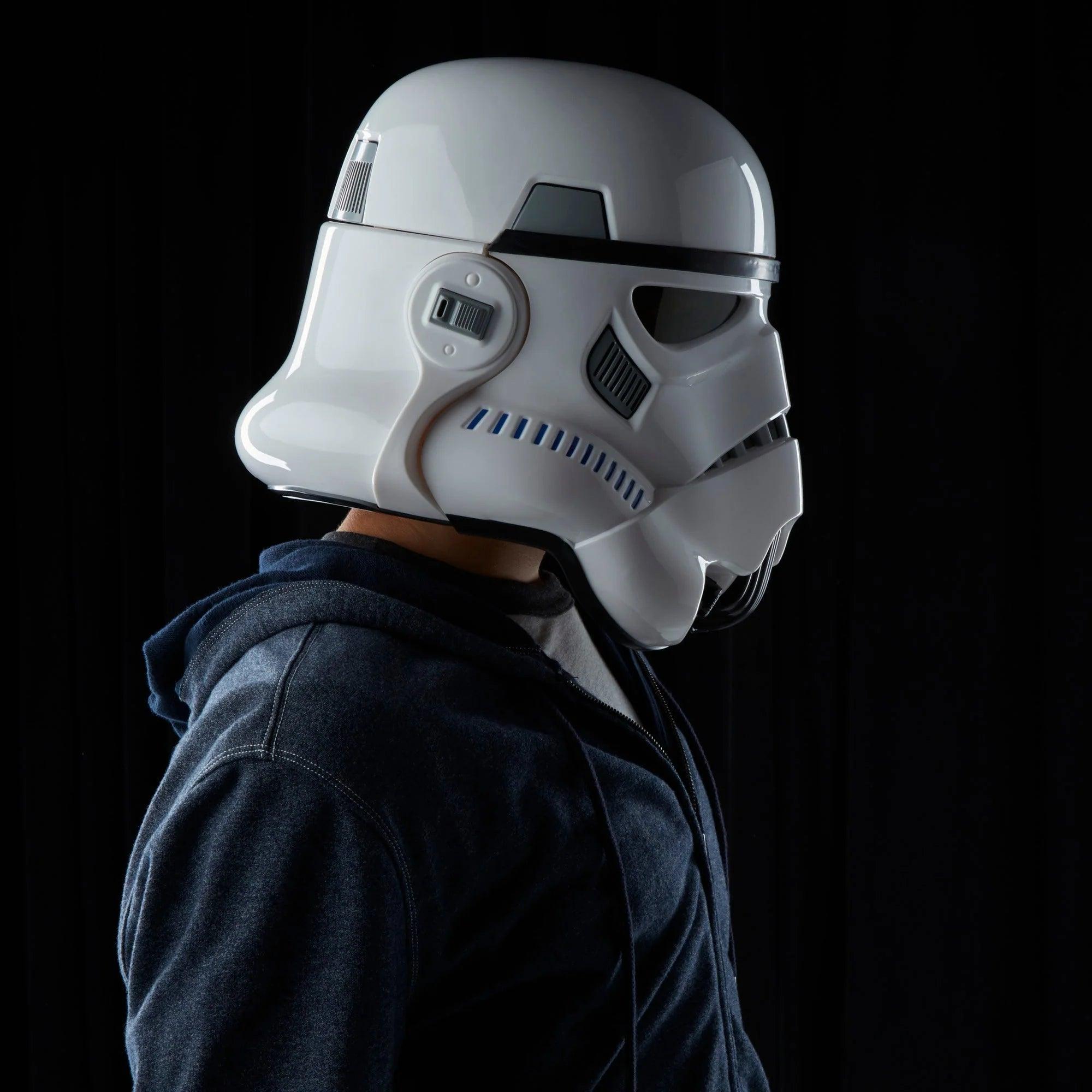 Star Wars The Black Series Rogue One: A Star Wars Story Imperial Stormtrooper Electronic Helmet - Ginga Toys