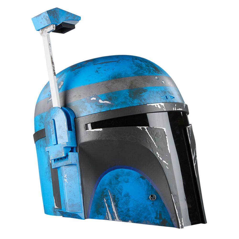 Star Wars The Black Series - The Mandalorian Axe Woves 1:1 Scale Wearable Electronic Helmet - Hasbro - Ginga Toys