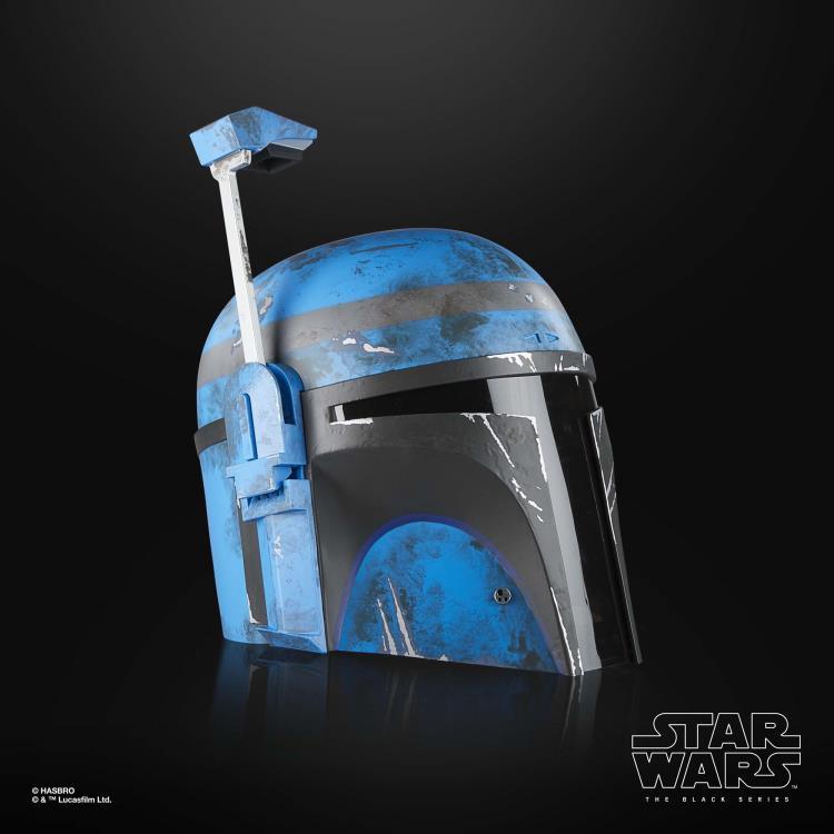 Star Wars The Black Series - The Mandalorian Axe Woves 1:1 Scale Wearable Electronic Helmet - Hasbro - Ginga Toys