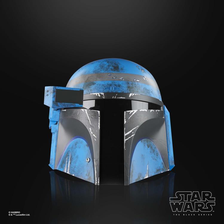 Star Wars The Black Series - The Mandalorian Axe Woves 1:1 Scale Wearable Electronic Helmet - Hasbro - Ginga Toys