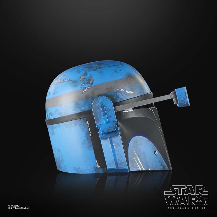 Star Wars The Black Series - The Mandalorian Axe Woves 1:1 Scale Wearable Electronic Helmet - Hasbro - Ginga Toys