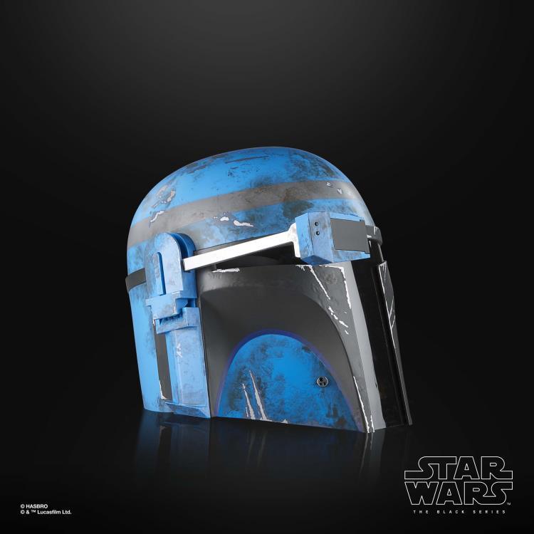 Star Wars The Black Series - The Mandalorian Axe Woves 1:1 Scale Wearable Electronic Helmet - Hasbro - Ginga Toys