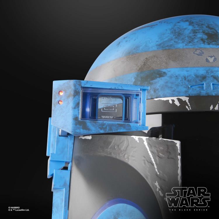 Star Wars The Black Series - The Mandalorian Axe Woves 1:1 Scale Wearable Electronic Helmet - Hasbro - Ginga Toys