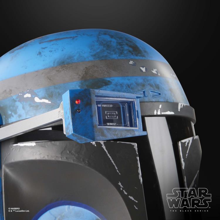 Star Wars The Black Series - The Mandalorian Axe Woves 1:1 Scale Wearable Electronic Helmet - Hasbro - Ginga Toys