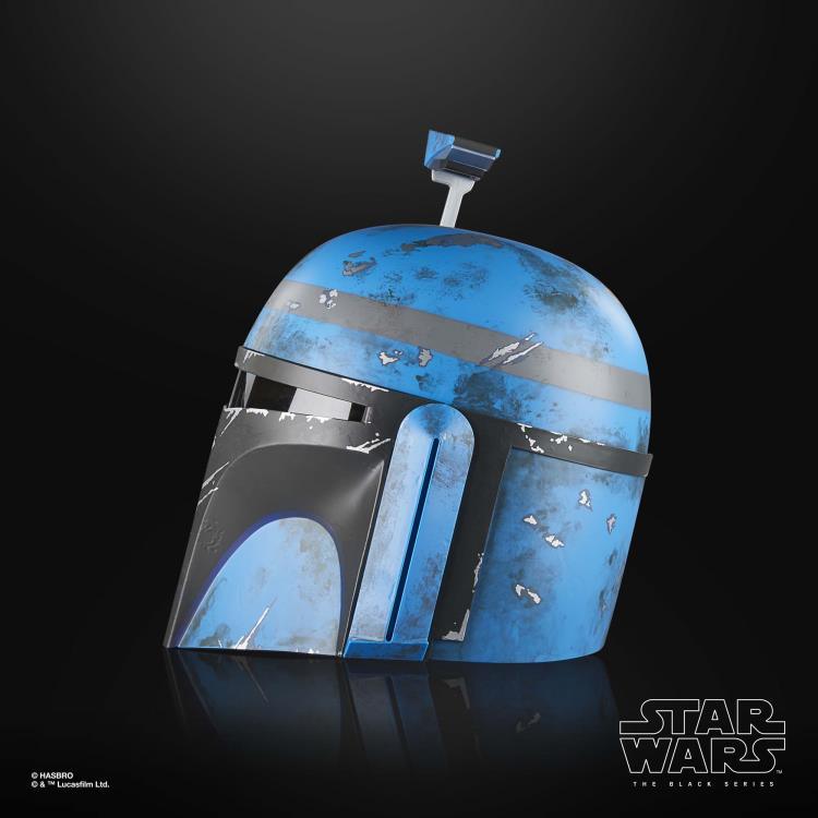 Star Wars The Black Series - The Mandalorian Axe Woves 1:1 Scale Wearable Electronic Helmet - Hasbro - Ginga Toys