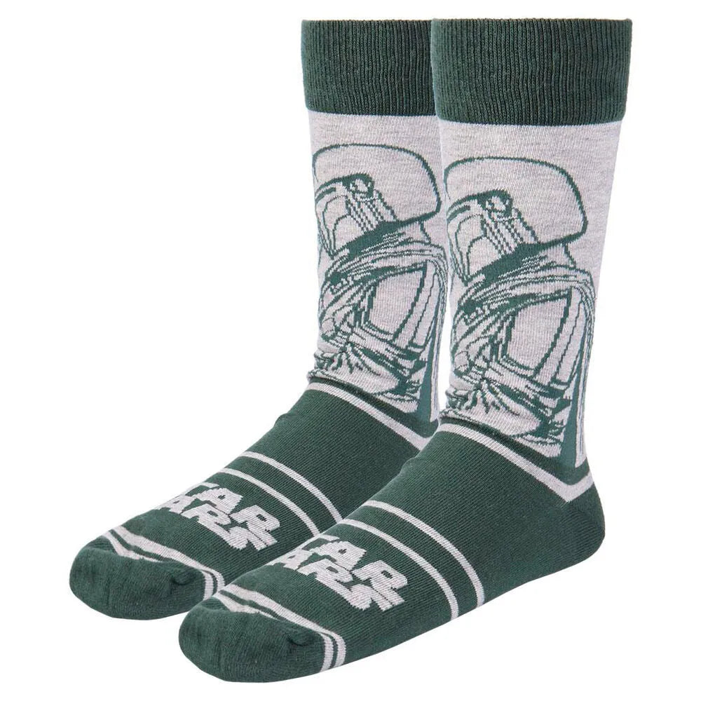 Star Wars - the Mandalorian Adult Socks Pack 3 Pieces Gift Box - Ginga Toys