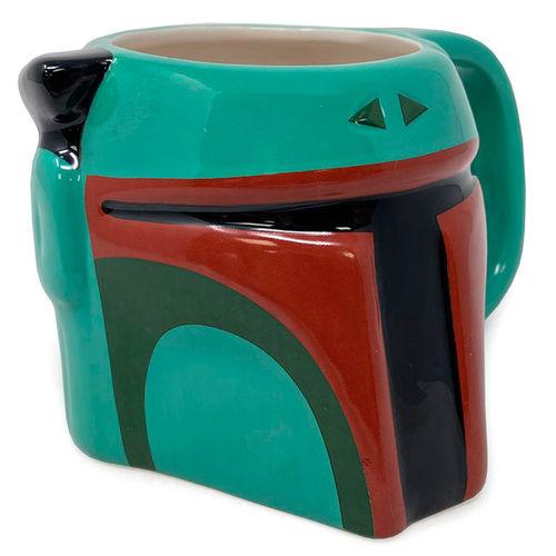 Star Wars The Mandalorian Boba Fett 3D Sculpted Mug 385ml - Pyramid International - Ginga Toys