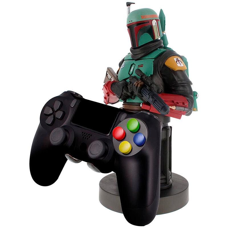 Star Wars The Mandalorian: Boba Fett Mandalorian Cable Guys R.E.S.T Collectable Figure Device Holder - Exquisite Gaming - Ginga Toys