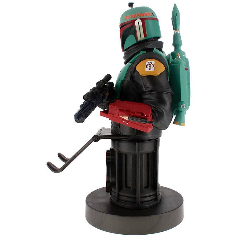 Star Wars The Mandalorian: Boba Fett Mandalorian Cable Guys R.E.S.T Collectable Figure Device Holder - Exquisite Gaming - Ginga Toys