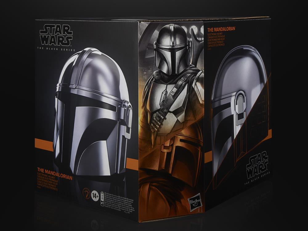 Star Wars The Mandalorian Electronic Helmet Replica (The Black Series) - Hasbro - Ginga Toys