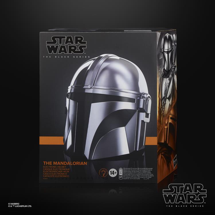 Star Wars The Mandalorian Electronic Helmet Replica (The Black Series) - Hasbro - Ginga Toys