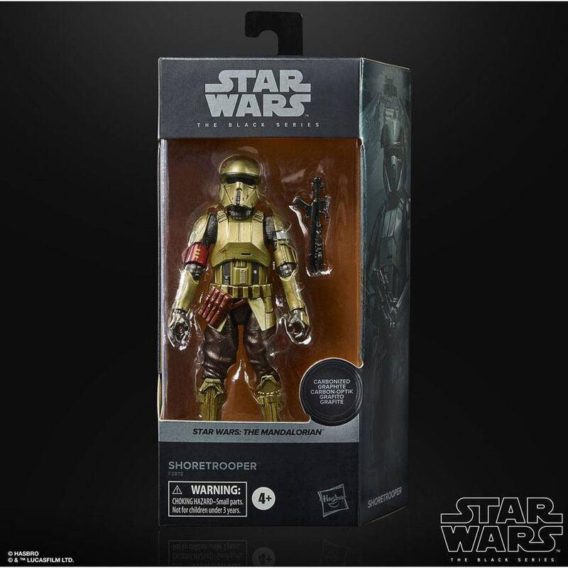 Star Wars The Mandalorian ShoreTrooper Action Figure (The Black Series) - Hasbro - Ginga Toys